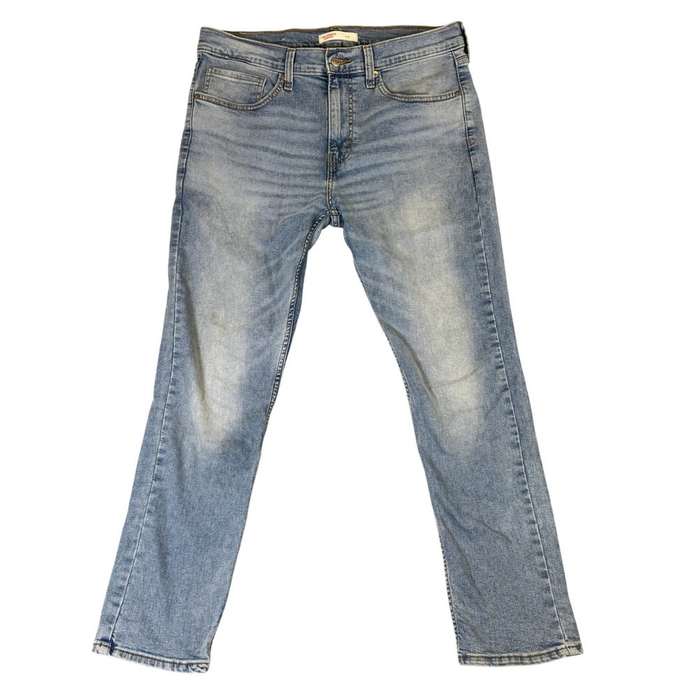 Signature by Levi Strauss Gold Label Slim Fit Light Wash Blue Jeans Mens 34x29